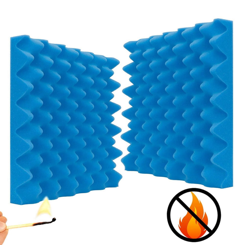 24Pack Acoustic Foam Panels Egg Crate Foam Sound Proof Padding 1 InchX12 InchX12 Inch Studio Acoustical Treatments Foam