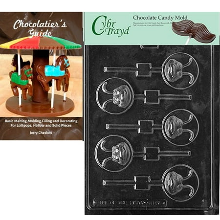 - Cybrtrayd Ant Head Lolly Chocolate Candy Mold with Our Chocolatier's Guide Instructions Manual