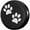 Paw Print, variant on Foruidea Paw Print Spare Tire Cover Dust-Proof Wheel Tire Cover Fit Trailer, RV, SUV and Many Vehicle 15 Inch