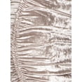 thumbnail image 5 of Velvet Drawstring Side Ruched Mini Skirt - Silver, 5 of 5