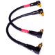thumbnail image 2 of CESS-137-1f ​​Puentes de preamplificador RCA de ángulo recto Cable de conexión macho a macho Paquete de 2 (1 pie), 2 of 4