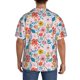thumbnail image 3 of Fotbe Floral Ditsy Camisa Estampada de Manga Corta para Hombre, Casual de Verano, Estilo Playero, Sin Arrugas-4X-Large, 3 of 5