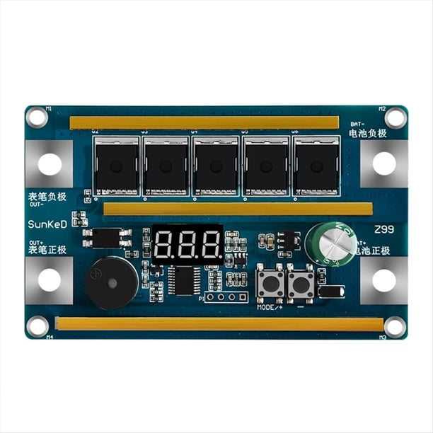 Soldador por Puntos de 12 V 18650 con Batería de Litio, Máquina de Soldadura por Puntos con Almacenamiento de Energía, Equipo de Soldadura Portátil para Placas de Circuito Impreso