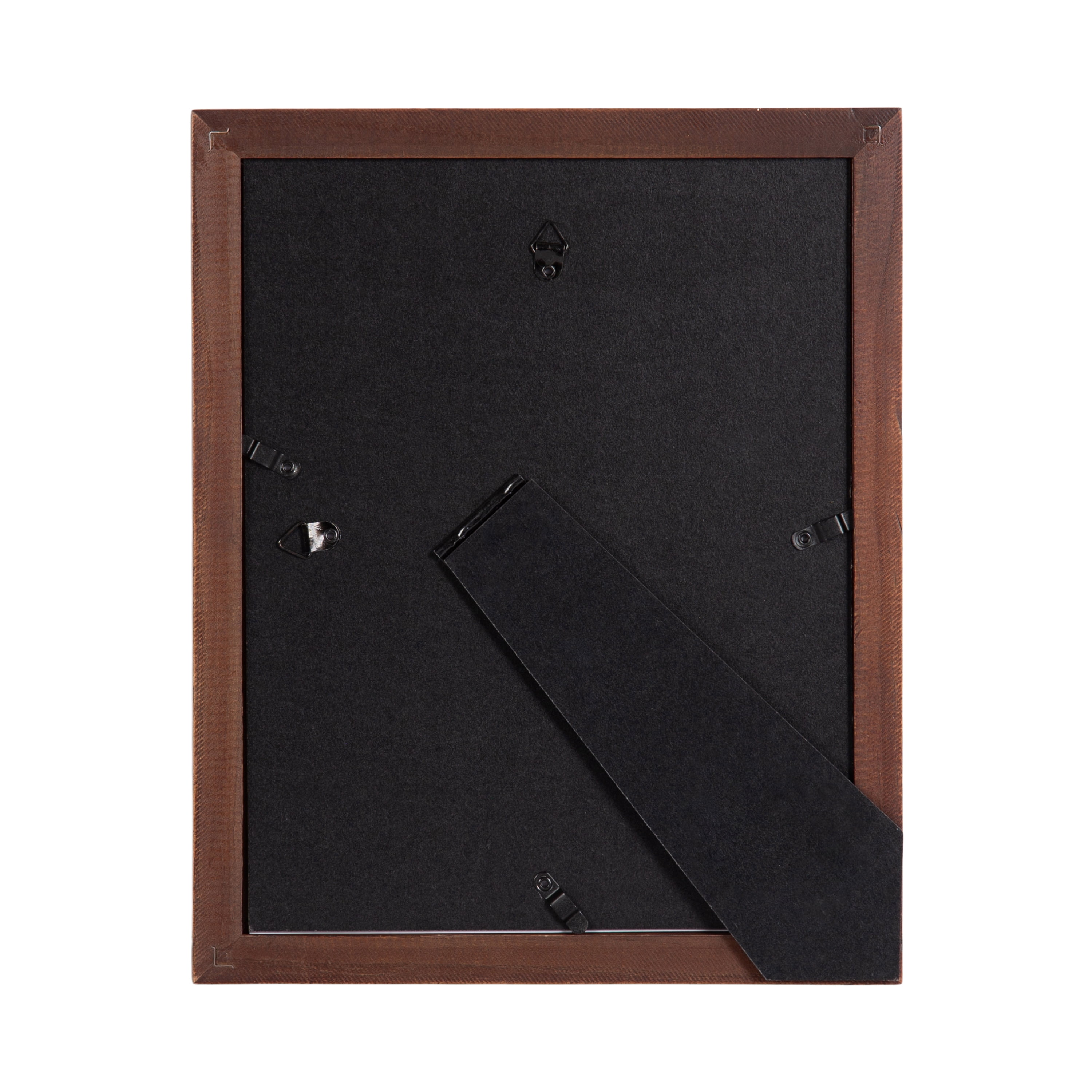 DesignOvation – 8x10 Picture Frame – Spindle Dark Walnut Tabletop Photo Frame