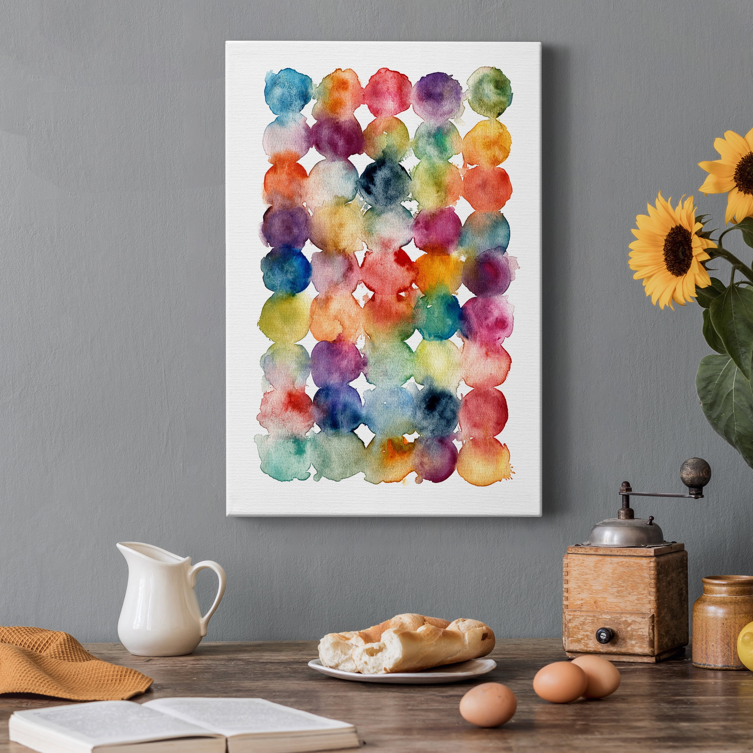 Spectrum Side by Side Premium Gallery Wrapped Canvas - Ready to Hang - 32 x 48
