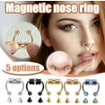 thumbnail image 4 of New Magnetic False Nose Ring, Titanium Steel Non-Perforated Nose Ring Nose Jewelry, 4 of 4