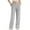 Gray, variant on Women's Jogger Sweatpants with Side Pockets and Elastic Ankle Cuffs for Sports Wear