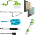 thumbnail image 2 of Cepillo De Limpieza De Ventanas Cepillo De Nailon Multiusos Fácil De Almacenar Práctico Kit De Limpieza Para El Hogar Cocina Baño Ventana 8 Uds. Guardurnaity HA013209-00, 2 of 7