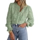 thumbnail image 1 of Blusa de Encaje para Mujer PRETTYGARDEN Manga Larga con Botones Mediana, 1 of 8