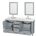 thumbnail image 3 of Wyndham Collection Wcs141472d-Qtz-Us3m24 Sheffield 72" Free Standing Double Basin Vanity, 3 of 7
