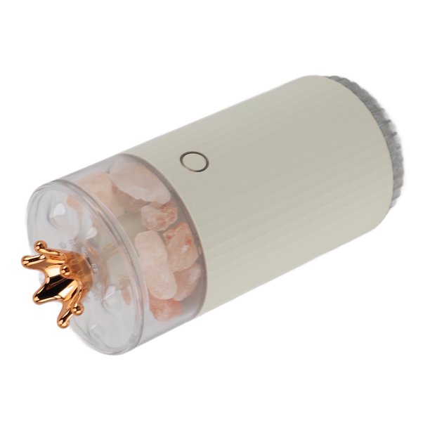 Humidificador De Niebla Fría, 240 Ml 2 En 1 Difusor Ultrasónico De Aceites Esenciales Con Piedra De Sal, USB Recargable Iluminación Colorida Difusor De Aromaterapia