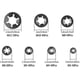 thumbnail image 3 of 280 Pcs Lock Washers Lock Washers, Steel Lock Washers Quick Lock Washers), 3 of 5