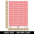 thumbnail image 2 of Processed Border Top Bottom Sticker Set - Red - Matte Finish - 1.25" Mini, 2 of 7