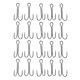 thumbnail image 2 of Gancho Fuerte De Del Doble Del Gancho De Pesca Del Acero De Alto Carbono 20pcs Con Abierta 20x11mm Soledad Gancho de pesca de acero de alto carbono, 2 of 9