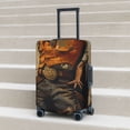 thumbnail image 5 of JUNZAN Vintage Style Elk Print Washable Luggage Cover - Fashion Suitcase Protector Fits 18-32 Inch Luggage (without luggage), 5 of 5