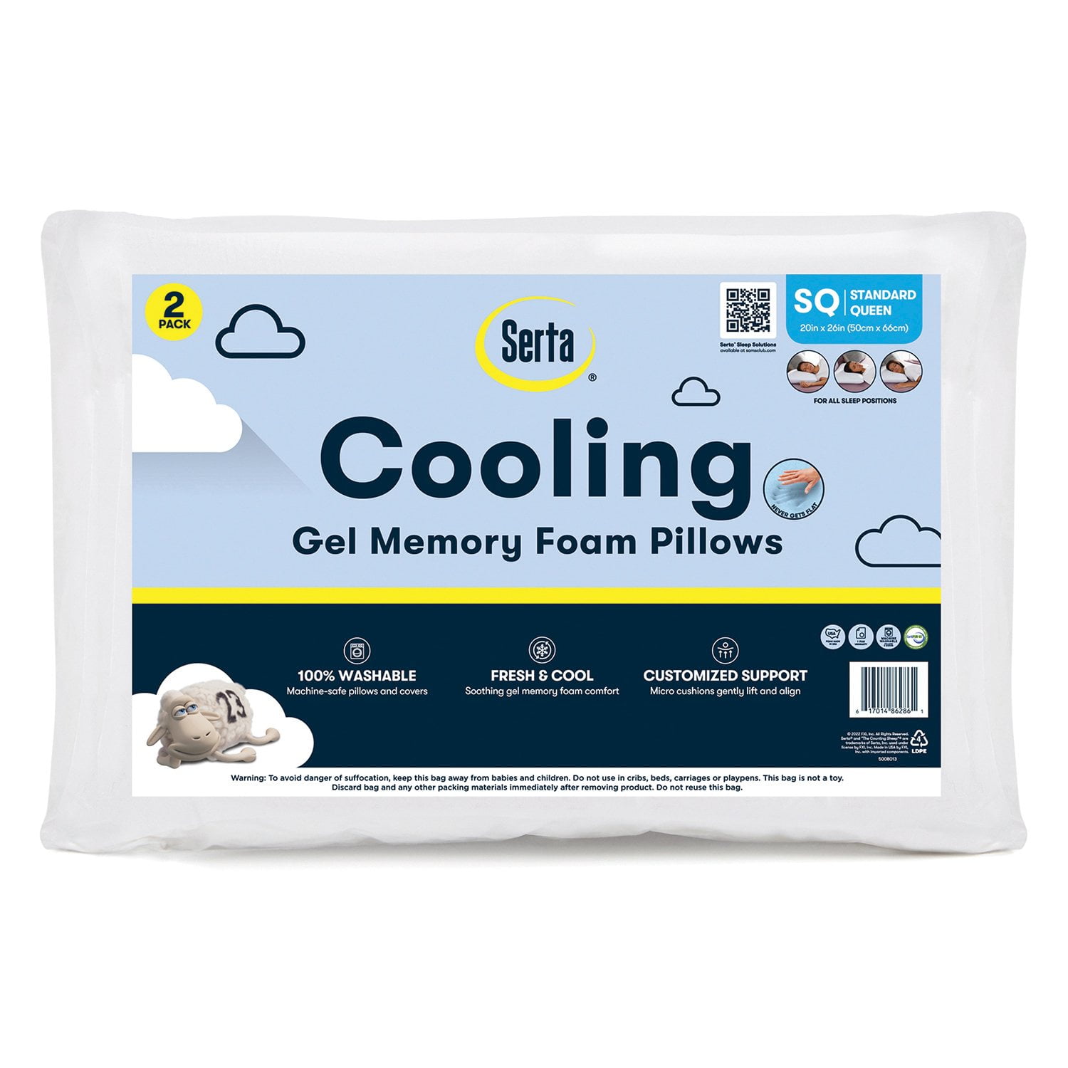 Pillow Protector Serta Cool And Crisp Pillow Review Bed Pillows