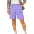 thumbnail image 2 of fatyb Boys Cargo Shorts Girls Knee Length School Uniform Shorts Kids Summer Elastic Waist Casual Shorts, 2 of 6
