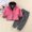 Pink, variant on Boys 5T Clothes Sets Baby Girl Clothes Toddler Boy Jacket Neutral Outfit Winter Hoodie Casual 2Pcs Clothes Set 18-24 Months