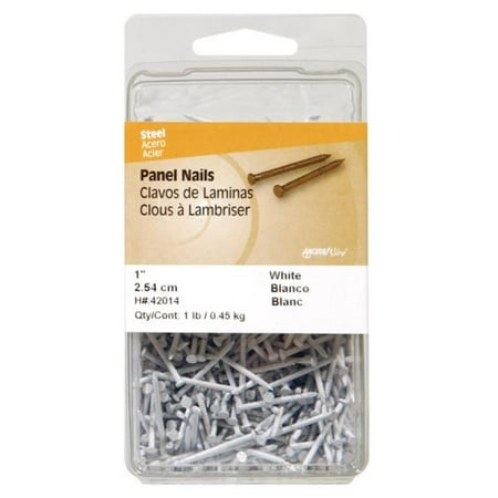 

Hillman 42018 1 lbs Panel Nails White - 1.625 in. - pack of 3