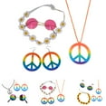 thumbnail image 2 of Accessoires de Costume Hippie Colorés Rétro Années 60 Accessoires de Costume Accessoires de Costume, 2 of 9