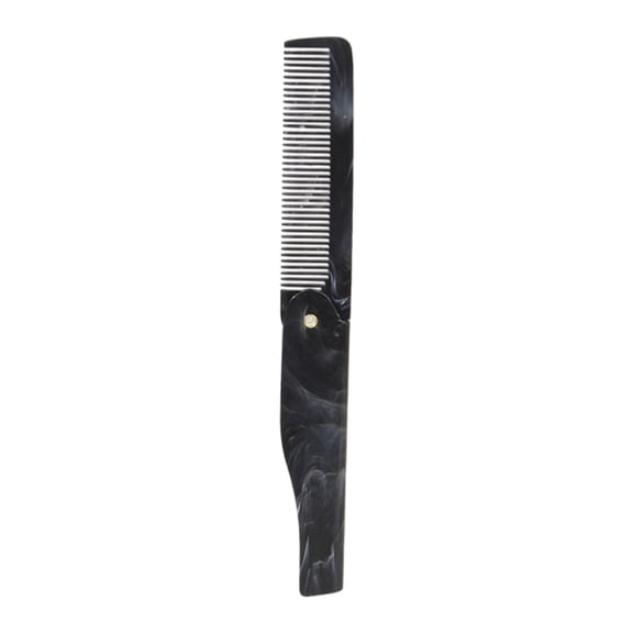 Man Beard Brush Hair Styling Brush Beard Comb Plastic Folding Comb for Daily