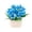 H, variant on Artificial Flower Bouquet with Vase Faux Silk Floral Arrangement Low Maintenance Centerpiece for Living Room Bedroom Wedding Party Decor YYUZH