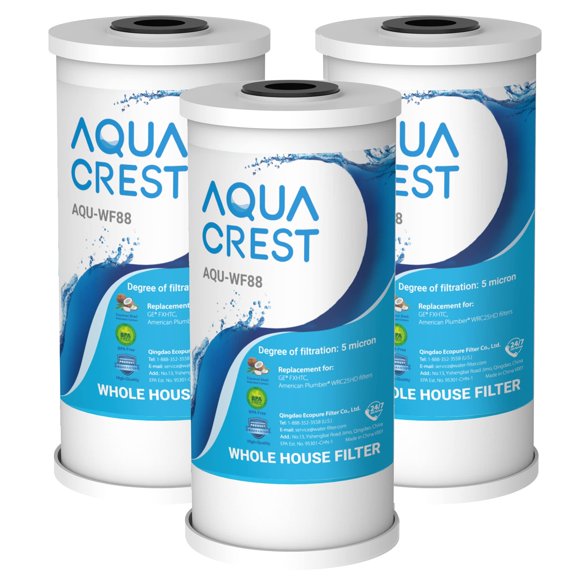 Filtro de agua AQUA CREST FXHTC Whole House 5 Micron x3