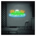 thumbnail image 2 of Letrero De Neón JEJU De Estilo Coreano Con Luz De Montaña Y Océano Regulable, Para Cafetería, Dormitorio, Bar, Fiesta, Decoración De Pared 45.7cmx20cm, 2 of 7