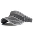 thumbnail image 2 of Outdoor Sport Wide Brim Cap UV Protection Breathable Adjustable Baseball Headwear for Beach Golf Running Tennis Sun Hats,Dark Gray, 2 of 5