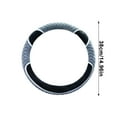 thumbnail image 3 of Winter Warm Steering Wheel Cover Soft Short Lint Plush, Non-Slip Grip Handle Protector, Thickened Comfortable Driving Wheel Cover for Women and Men Universal Car Accessories, 3 of 6