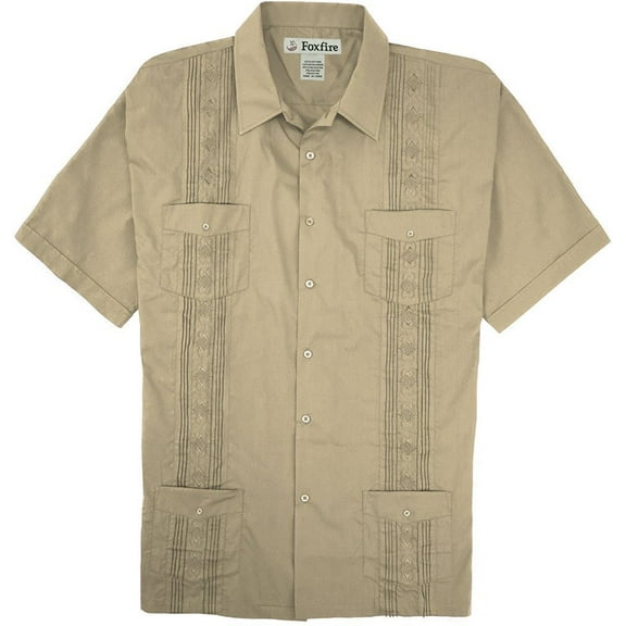 Foxfire Sportswear Regula, Big and Tall Men's Guayabera Shirt