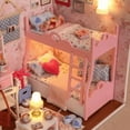 thumbnail image 2 of In the Mood for Love Dollhouse Kit - Miniature Wizardi Roombox Kit with LED Light F07M51-69-3012-A, 2 of 4