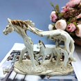thumbnail image 3 of Estatuilla de caballo YONGSHENG para madre e hijo decoración dormitorio Bar tienda, 3 of 5