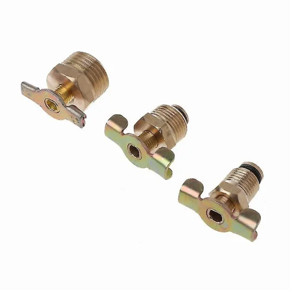 Solid Brass Compressor Air Tank Port Fittings Drain Valve