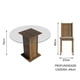thumbnail image 4 of Juego de Comedor con Mesa Redonda y 4 Sillas Madesa Paula, 4 of 5