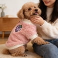 thumbnail image 5 of YAWUBT Dog Sweaters for Small Dogs Girl Boy, Plush Fleece Dog Sweater, Winter Fleece Dog Clothes, Cute Warm Puppy Clothes, Soft Pet Clothes for Cat Kitten Teacup Yorkie Chihuahua, 5 of 5