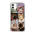 thumbnail image 1 of Cat Painting Case Compatible with iPhone 12,Aesthetic Art Design TPU Bumper Cover Case, 1 of 4