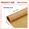 thumbnail image 2 of Uxcell Flower Wrapping Paper, Waterproof Bouquet Wrapping Paper, Gift Wrapping Paper (Dark Brown, 23.6 x 23.6 Inch, 5Pcs), 2 of 6