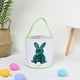 thumbnail image 4 of Advancent Bolsa de conejito Gran capacidad Resistencia al desgaste Conveniencia Aspecto lindo Cubos de vacaciones Suministros para niños Bolsas Almacenamiento y organización del hogar Verde brillo, 4 of 6