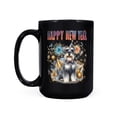thumbnail image 2 of Happy New Year with Schnauzer Fireworks Holiday Xmas Winter 2025 Mug Miniature Schnauzer Dog Lover Coffee Tea Cup - 00025, 2 of 4