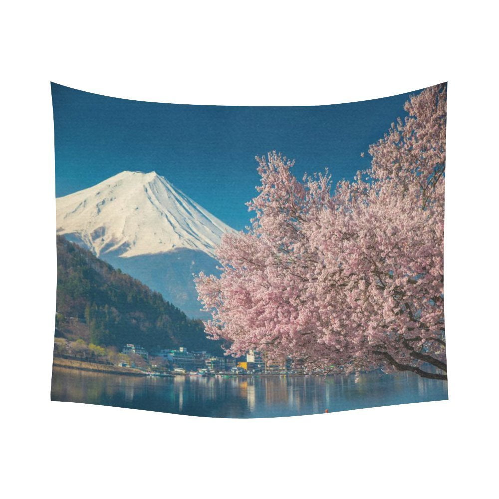 cherry blossom wall tapestry