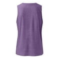 thumbnail image 5 of BLVB Sleeveless Tops for Women V Neck Solid Color Casual T Shirts Loose Comfy Basic Tank Tops Summer Clothes, 5 of 5