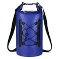 thumbnail image 2 of 15L Waterproof Dry Bag with Phone Case Bag Roll Top Dry Sack For Kayaking Boating Fishing Surfing Swimming Rafting, 2 of 8