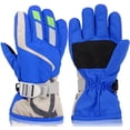 thumbnail image 1 of Guantes de nieve para niños, niñas, invierno, impermeables, aislados, guantes de esquí para niños, gruesos, cálidos, a prueba de viento, guantes para exteriores, montañismo de invierno, guantes cálidos Zhivalor SM-295-1, 1 of 8