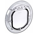 thumbnail image 1 of Suministros para mascotas Puerta para mascotas Valla redonda para mascotas Agujero para gatos Puerta para perros Puerta de plástico para perros Puerta para perros montada en vidrio, 1 of 5