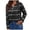 Black, variant on Boho Tops for Women Cotton Tunic Blouses for Women Dressy Casual 3/4 Length Sleeve Womens Tops V Neck T Shirts with Smocked