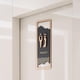 thumbnail image 5 of Letrero de baño Letrero de baño Letrero de inodoro acrílico Letrero de baño para uso comercial Unisexo, 5 of 7