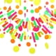 thumbnail image 2 of KAKOWELY juego de decoraciones de neón para fiesta de cumpleaños, adornos colgantes con espirales de neón, serpentinas de papel, decoraciones de fiesta para pared, ventana y puerta., 2 of 4