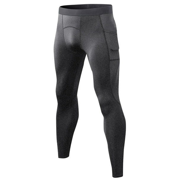 Amzcrzy Pantalones Yoga Hombre Leggings Ligeros Suaves Deportes Informales Cintura Alta Sin Costura Delantera Color Liso Correr Gimnasio Mallas Running Con Bolsillos Tallas S-2XL Gris