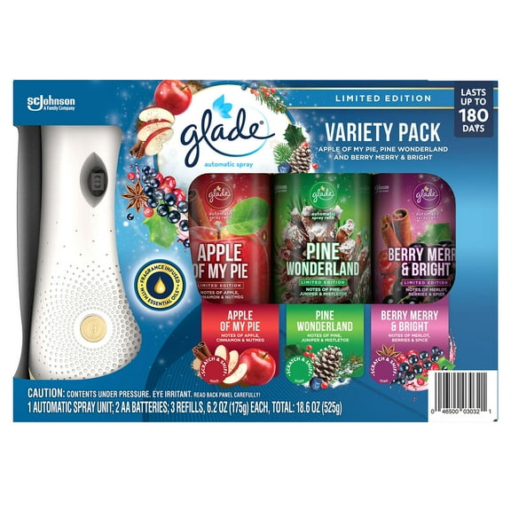 Glade Auto Spray 1 3 (Winter Holiday Collection)